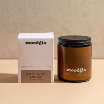 Image de BOUGIES DE SOYA - BOIS DE SANTAL + VANILLE